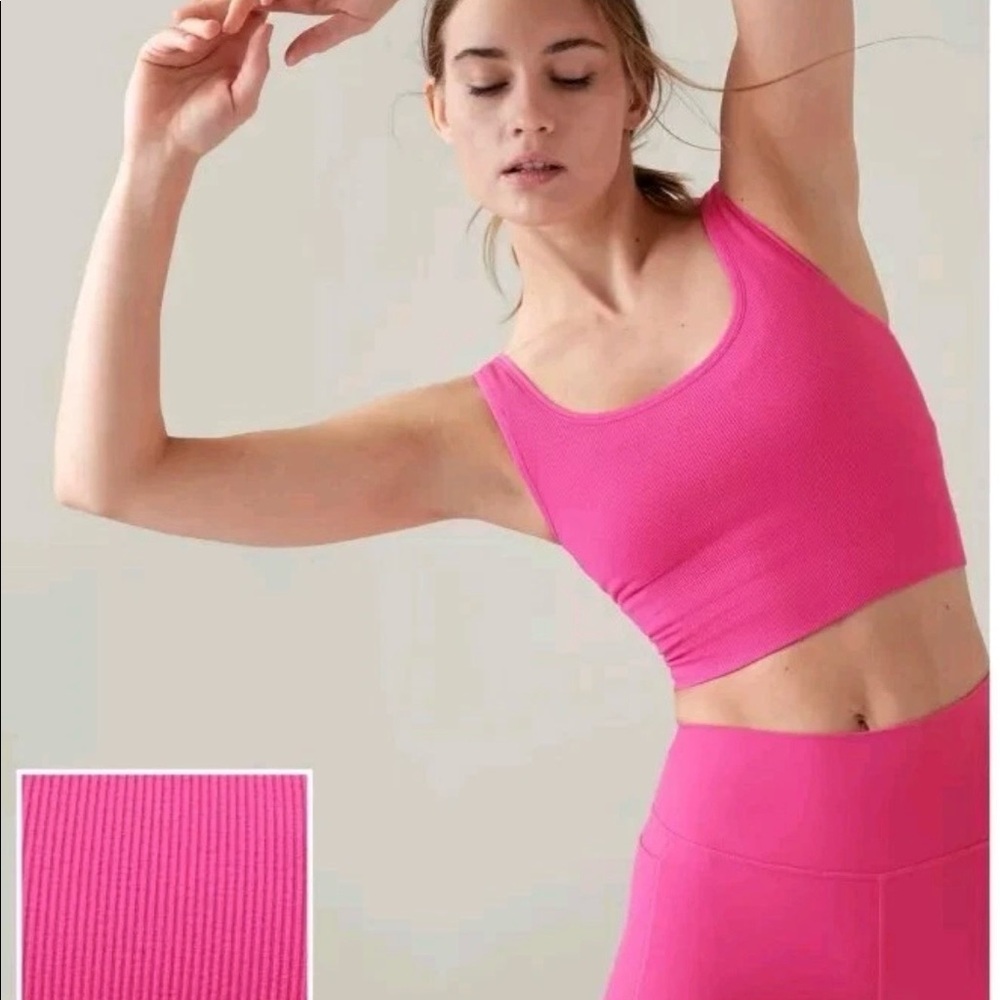 Athleta Aurora Seamless Crop Rib Tank